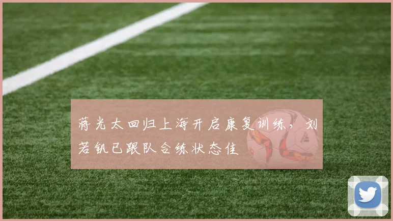 蒋光太回归上海开启康复训练，刘若钒已跟队合练状态佳