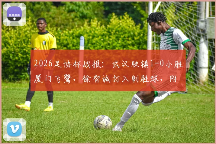 2026足协杯战报：武汉联镇1-0小胜厦门飞鹭，徐智诚打入制胜球，附本场关键数据与赛后分析